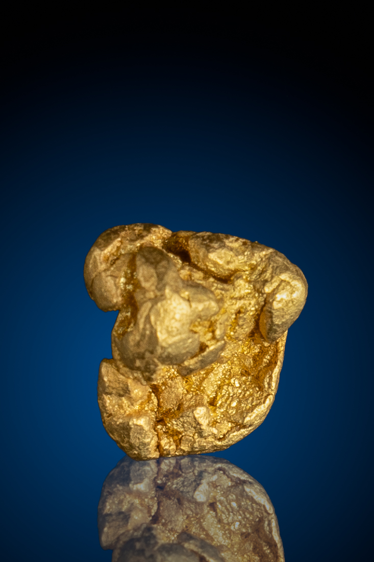 (image for) Rare Natural Gold Nugget from the American River, CA - 1.58 grams